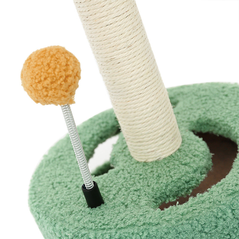 Flora Tower – 4 in 1 Cat Activity Tree with Scratching Posts & Toys