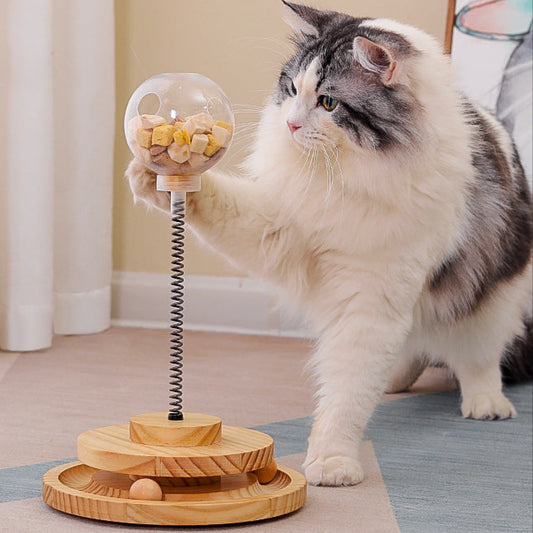 Paw Maze – Interactive Cat Treat Dispenser Toy for Indoor Play