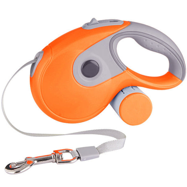 Swift Leash - Retractable Reflective Nylon Dog Leash | Poop Bag Dispenser