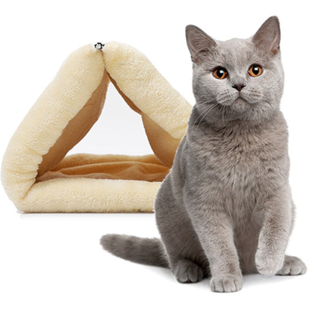 Purr Nest - 2 in 1 Warm Cat Bed & Tunnel with Heating