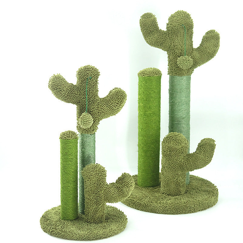 Purr Post - Cactus Cat Scratching Post with Interactive Ball Toy
