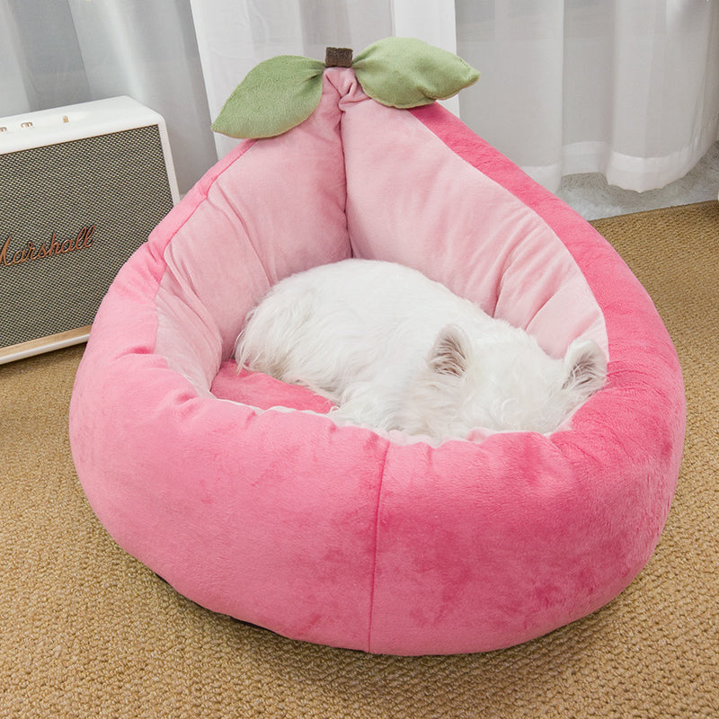 Fruit Nest – Ultra Plush Cozy Pet Bed for All-Season Comfort