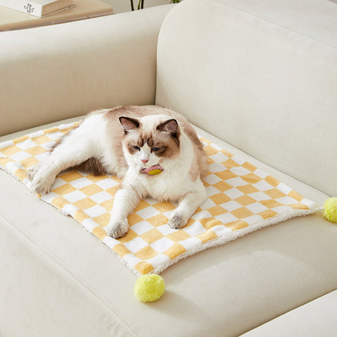 Cozy Mat - Plush Cat & Dog Bed for Deep Sleep