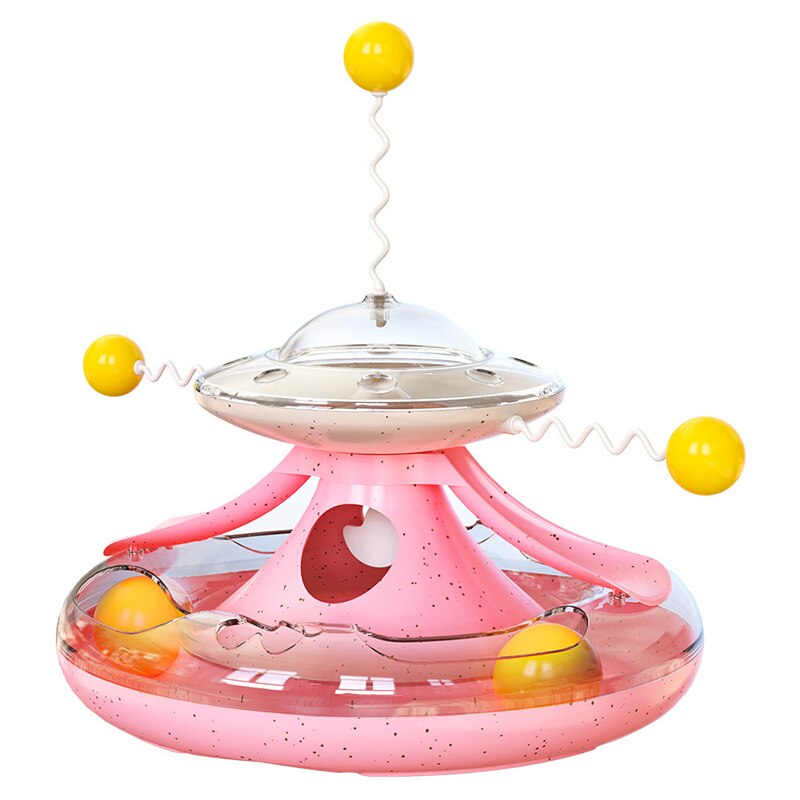 Whirl Feast – Interactive Puzzle Feeder Toy for Cats | Slow Feeding Toy
