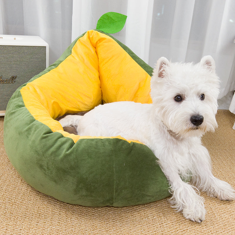Fruit Nest – Ultra Plush Cozy Pet Bed for All-Season Comfort