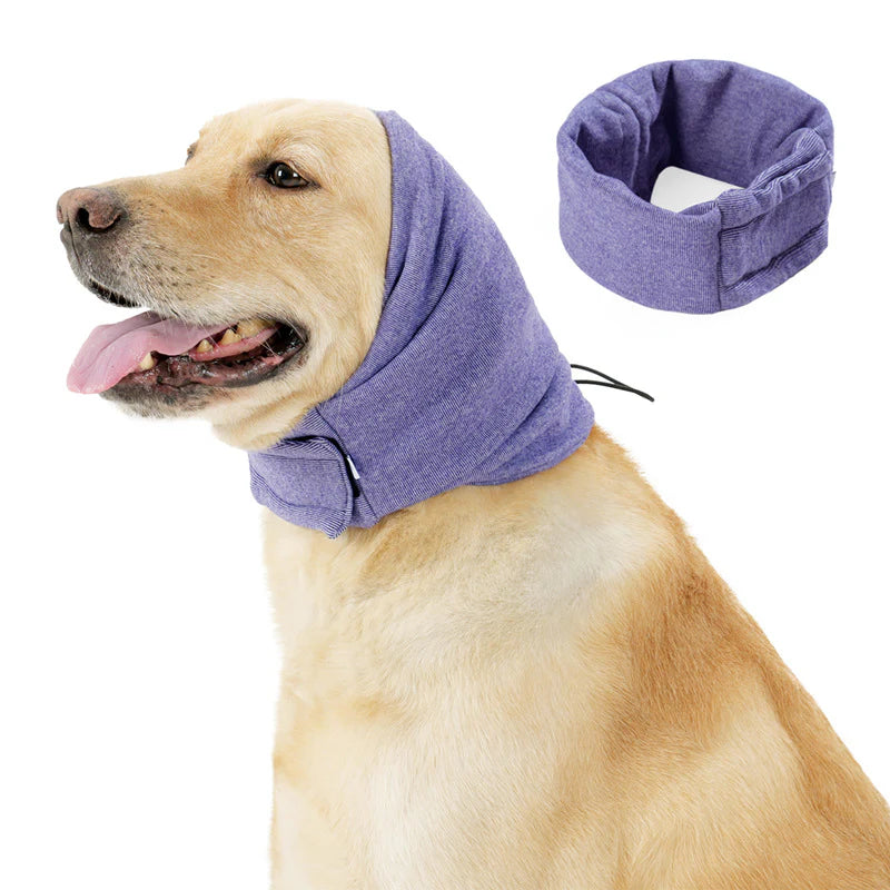 Calm Cover - Adjustable Anti-Scare Dog Headgear Wrap