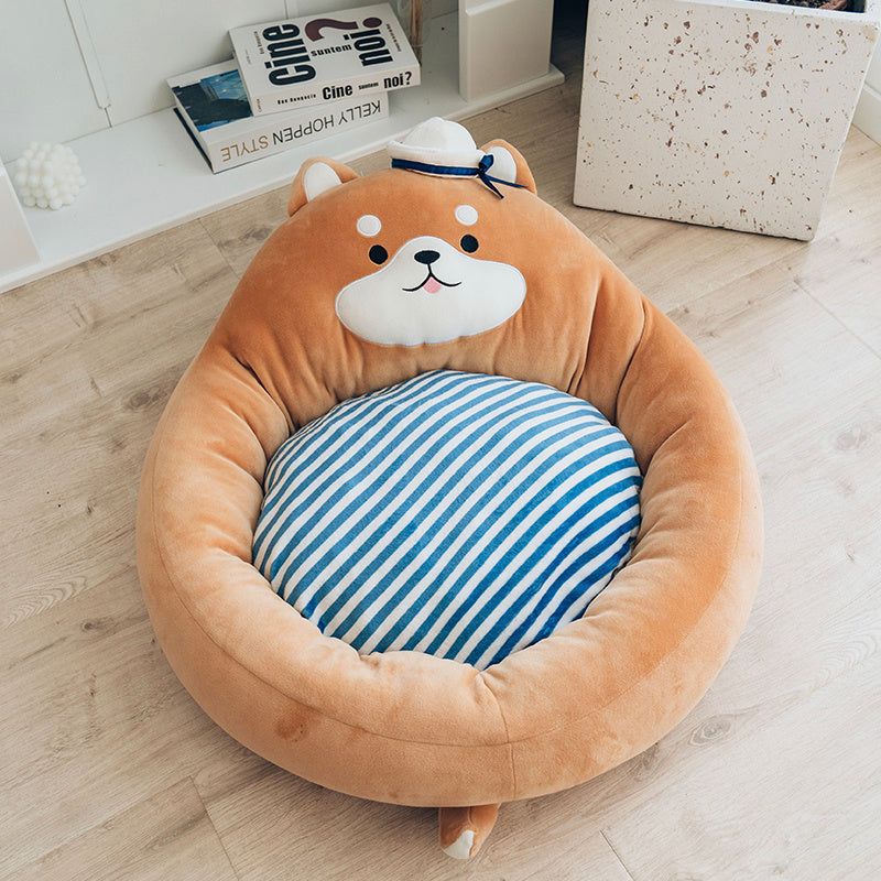 Snuggle Bed - Plush Dog Bed for Small & Medium Dogs