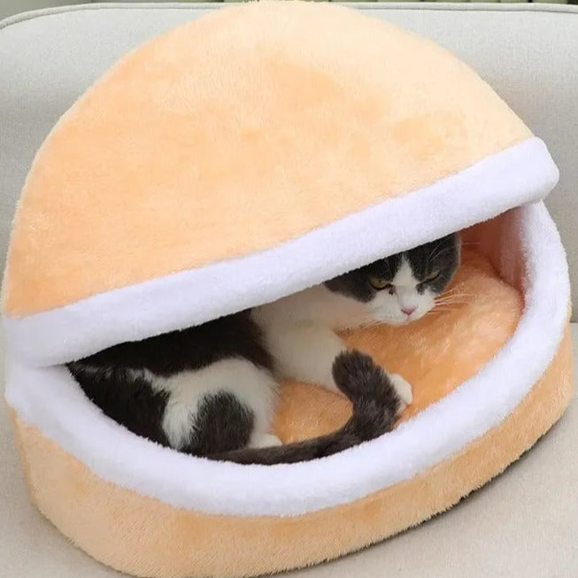 Burger Haven - Cozy & Warm Cat Bed