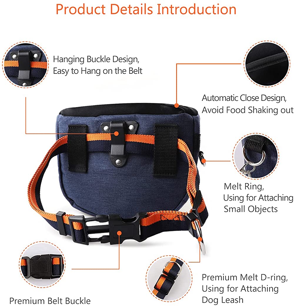 Treat Trek - Hands Free Dog Treat Pouch