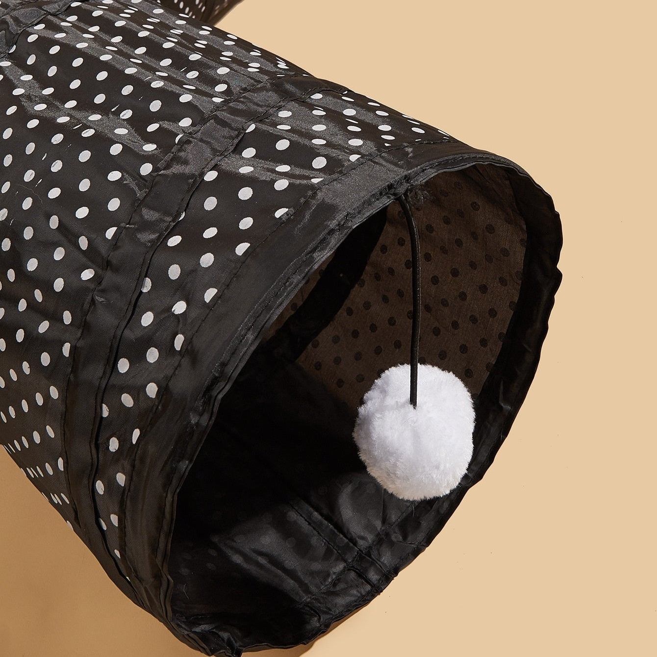 Pounce Tube - 3 Way Collapsible Cat Tunnel with Interactive Ball Toy