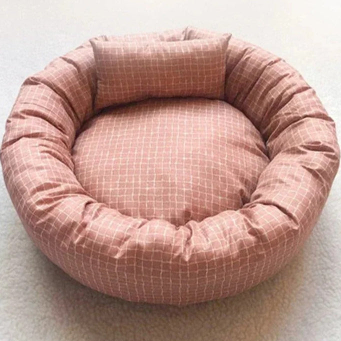 Cozy Circle - Comfy & Plush Pet Bed with Pillow
