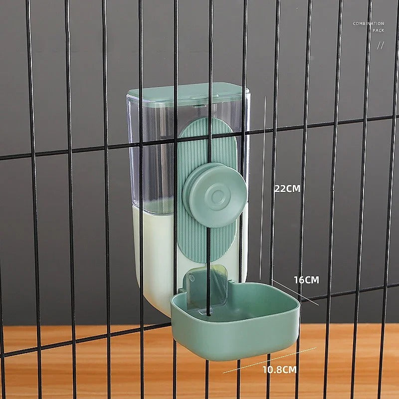 Cage Mate - Automatic Pet Feeder & Water Bottle