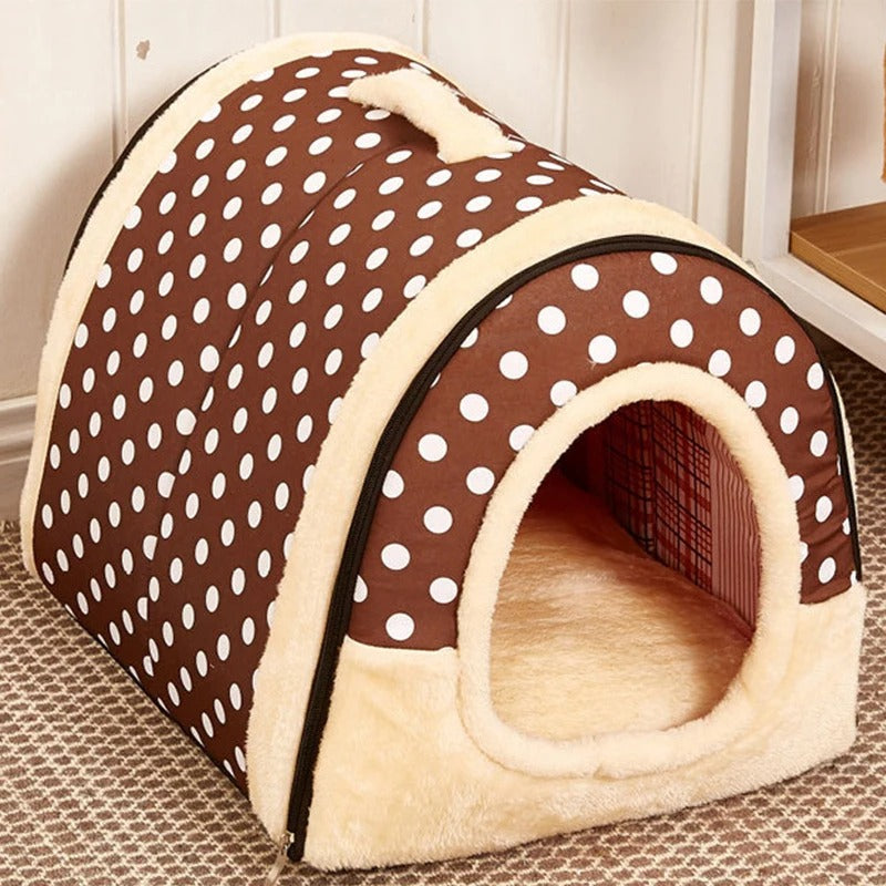 Cuddle Cave - 2 in 1 Cozy Pet Bed for Dogs & Cats