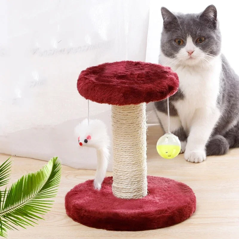 Paw Peak – Multi-Level Cat Climbing Tree with Scratching Post & Toys