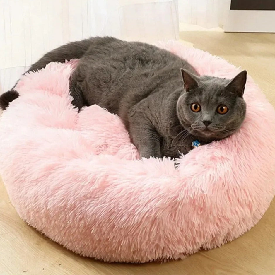 Plush Haven - Therapeutic Donut Cat & Dog Bed
