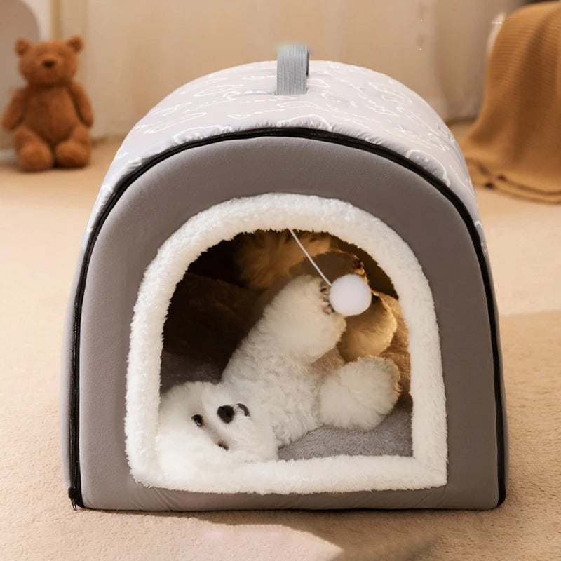 Cozy Hideaway - Enclosed Pet Bed Cave
