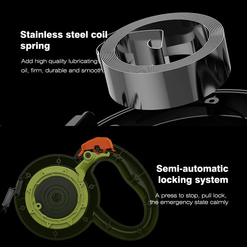 Halo Leash - Retractable Dog Leash with Anti Locking System | Tangle Free