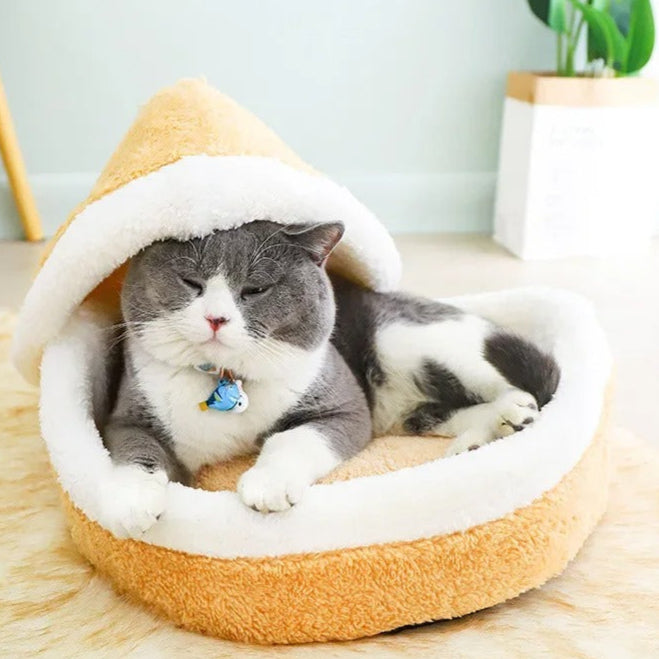 Burger Haven - Cozy & Warm Cat Bed