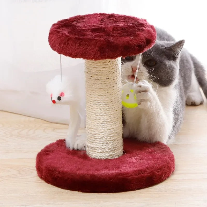 Paw Peak – Multi-Level Cat Climbing Tree with Scratching Post & Toys