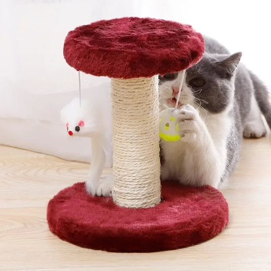Paw Peak – Multi-Level Cat Climbing Tree with Scratching Post & Toys