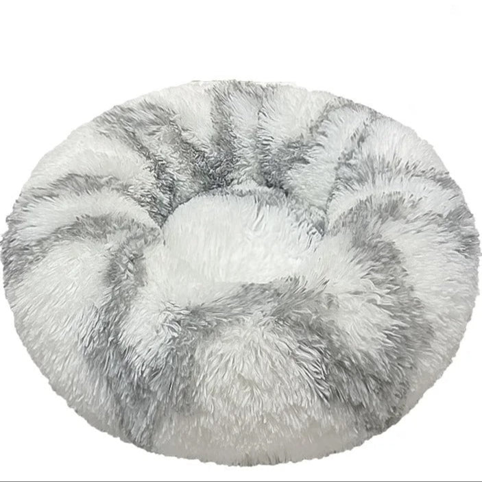 Fluffy Haven - Plush Cat & Dog Bed for Comfy Sleep