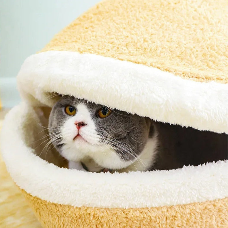 Burger Haven - Cozy & Warm Cat Bed