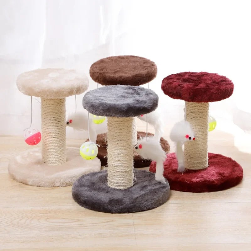 Paw Peak – Multi-Level Cat Climbing Tree with Scratching Post & Toys