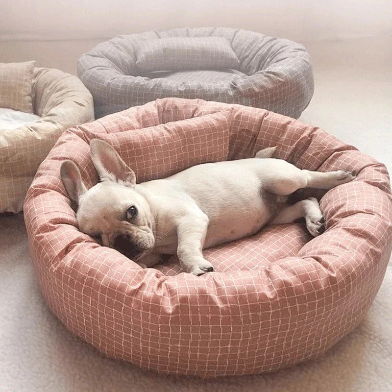 Cozy Circle - Comfy & Plush Pet Bed with Pillow