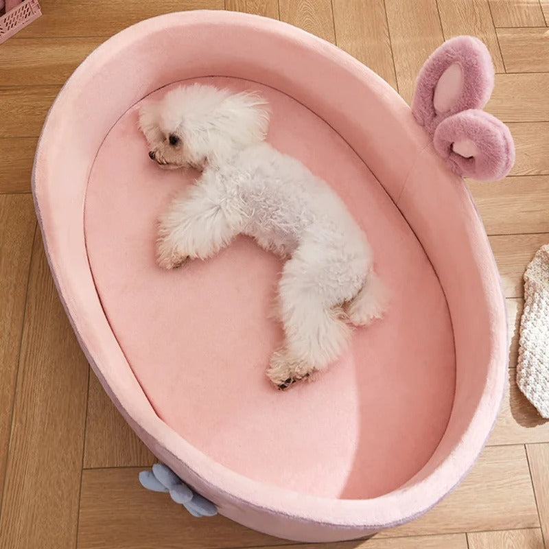 Velvet Haven - Luxurious Orthopedic Dog Bed