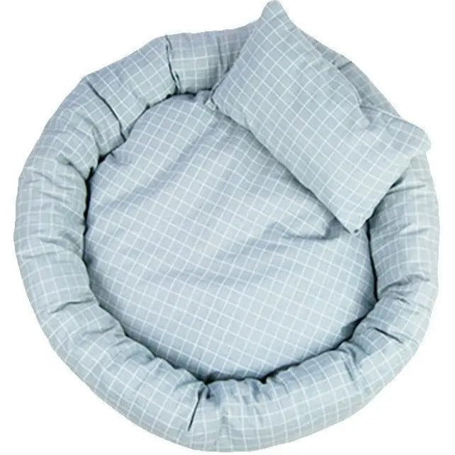 Cozy Circle - Comfy & Plush Pet Bed with Pillow