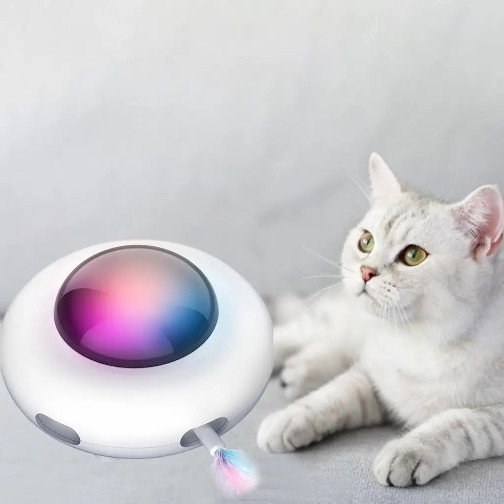 Feather Whirl - Automatic 360° Rotating Cat Toy | Interactive Toy