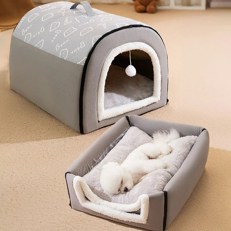 Cozy Hideaway - Enclosed Pet Bed Cave