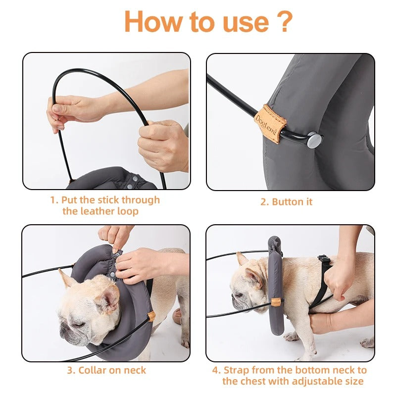 Vision Aid - Blind Dog Harness Walking Aid