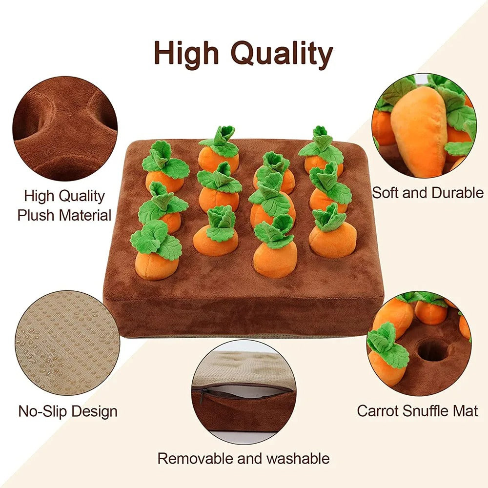 Sniff Nest - Interactive Dog Carrot Feeding Snuffle Mat