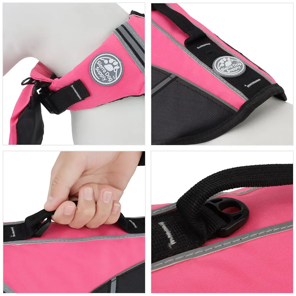 Splash Guard - Reflective & Adjustable Dog Life Jacket