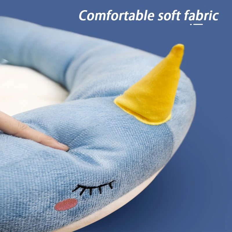 Cozy Cave - Plush Pet Bed with Animal Design