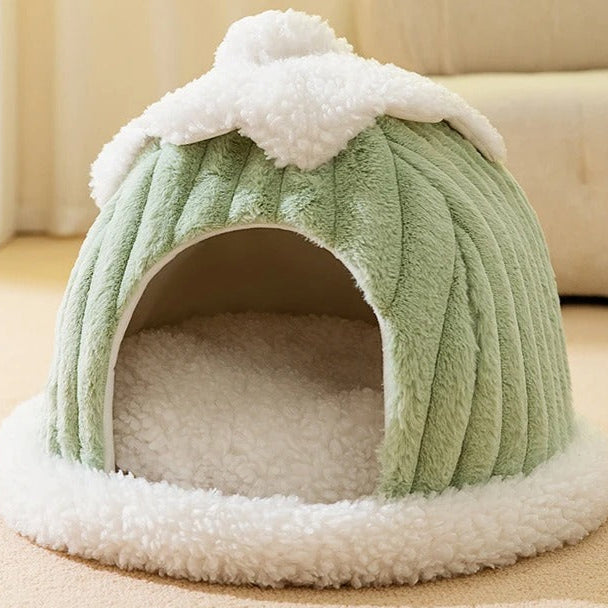 Snug Haven - Plush Cat & Dog Bed for Deep Sleep