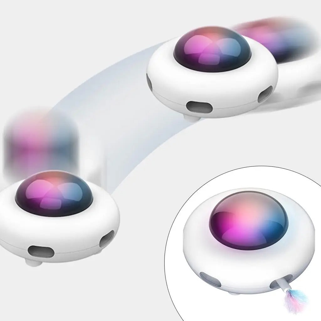 Feather Whirl - Automatic 360° Rotating Cat Toy | Interactive Toy