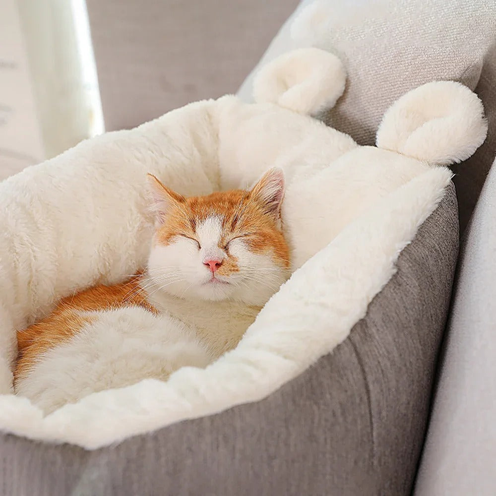 Bunny Boudoir – Plush Bunny Ear Pet Bed
