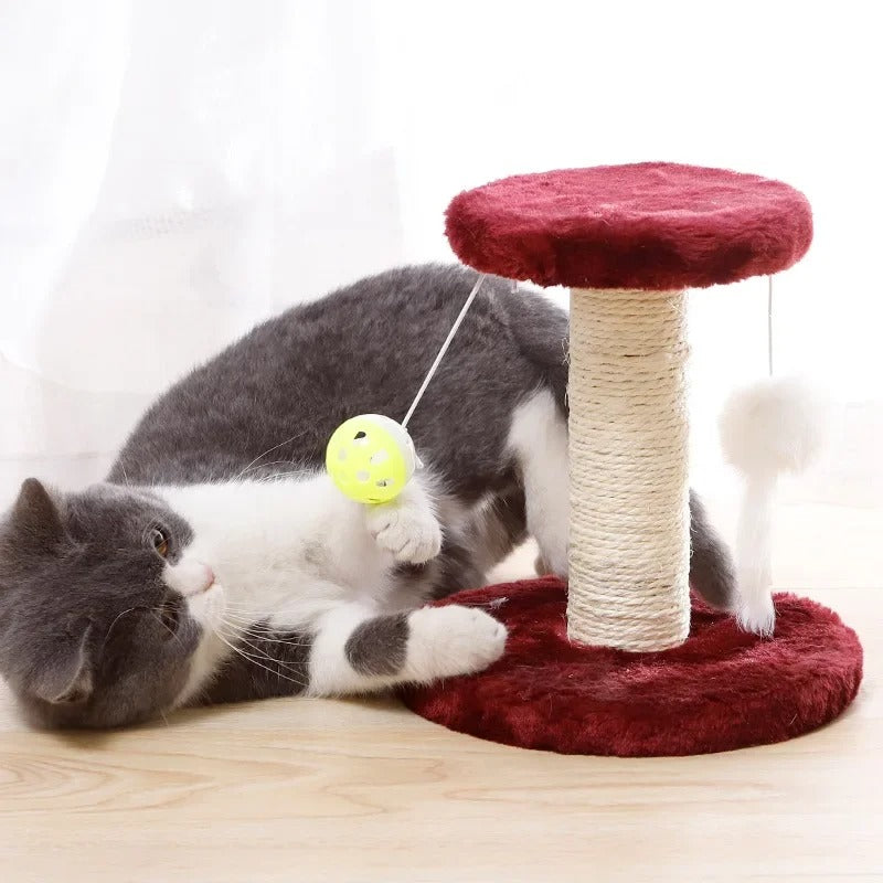 Paw Peak – Multi-Level Cat Climbing Tree with Scratching Post & Toys