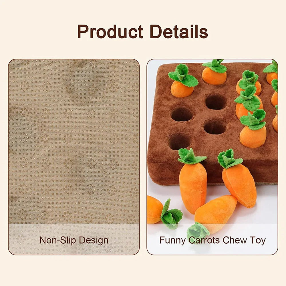 Sniff Nest - Interactive Dog Carrot Feeding Snuffle Mat