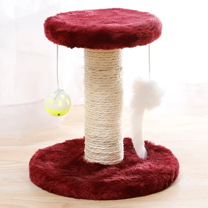 Paw Peak – Multi-Level Cat Climbing Tree with Scratching Post & Toys