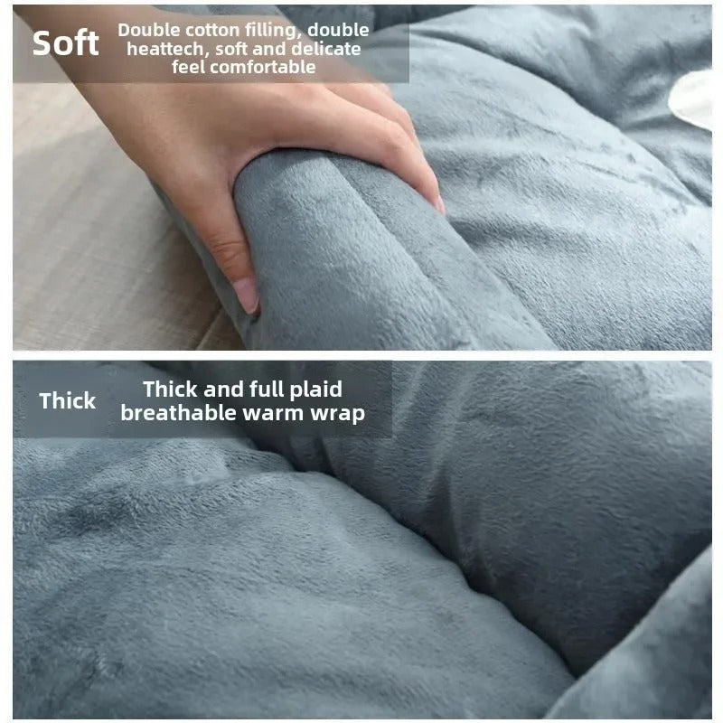 Snuggle Bone - Thick Plush Dog Bed with Bone Pillow