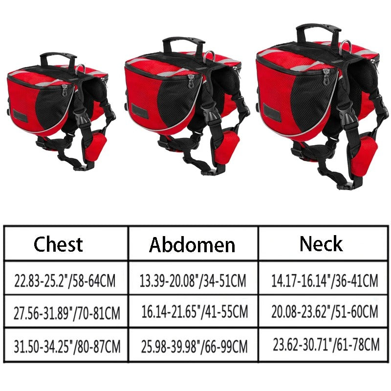 Trail Paws - Dog Backpack Harness
