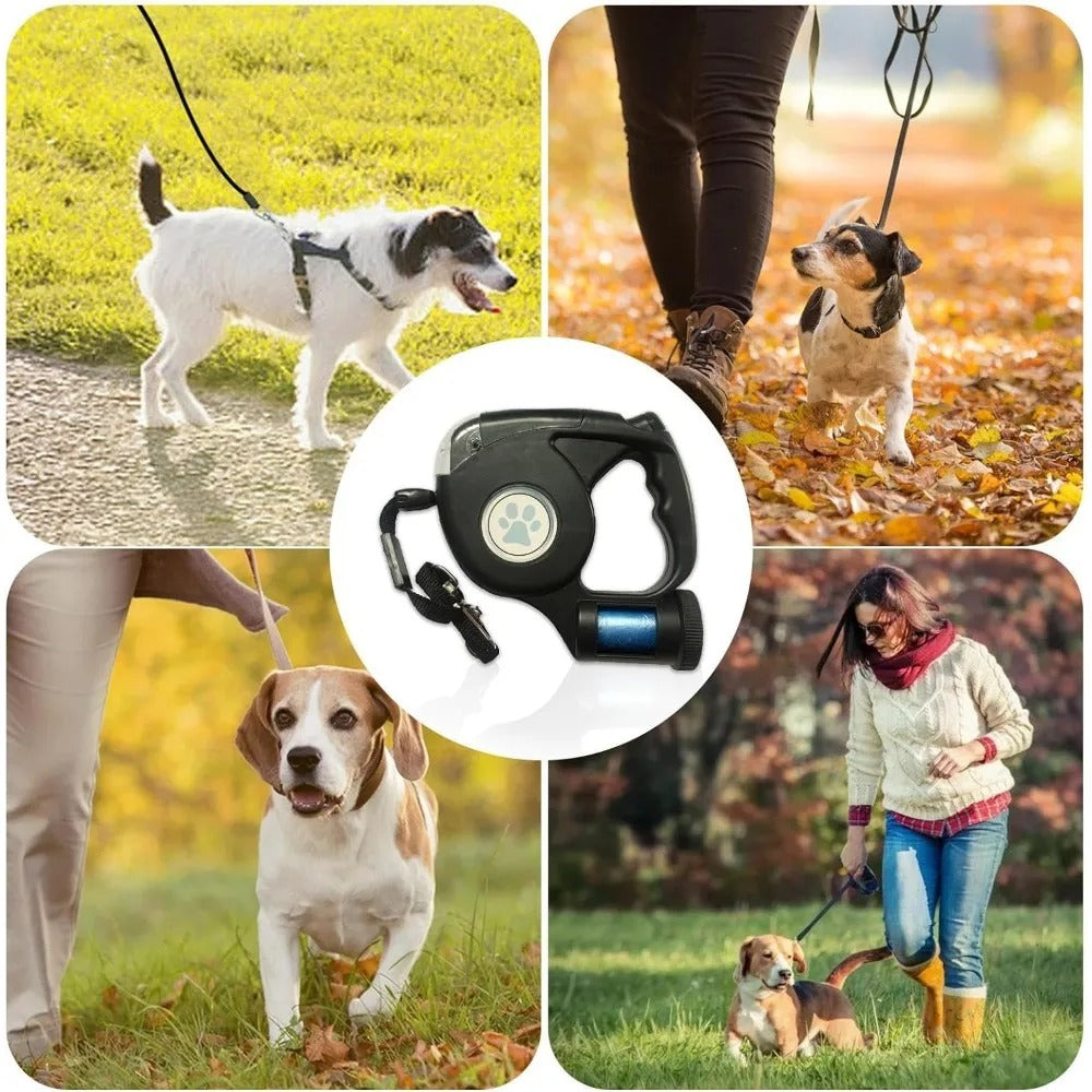 Glow Lead - LED Retractable Dog Leash