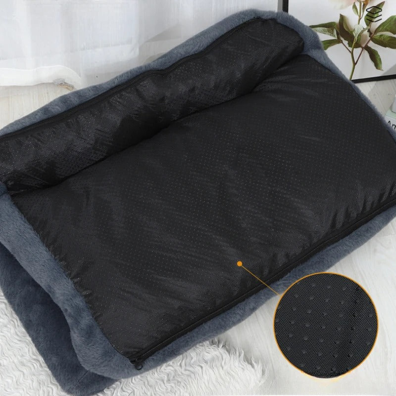 Fur Bliss - Plush & Calming Cat and Dog Bed