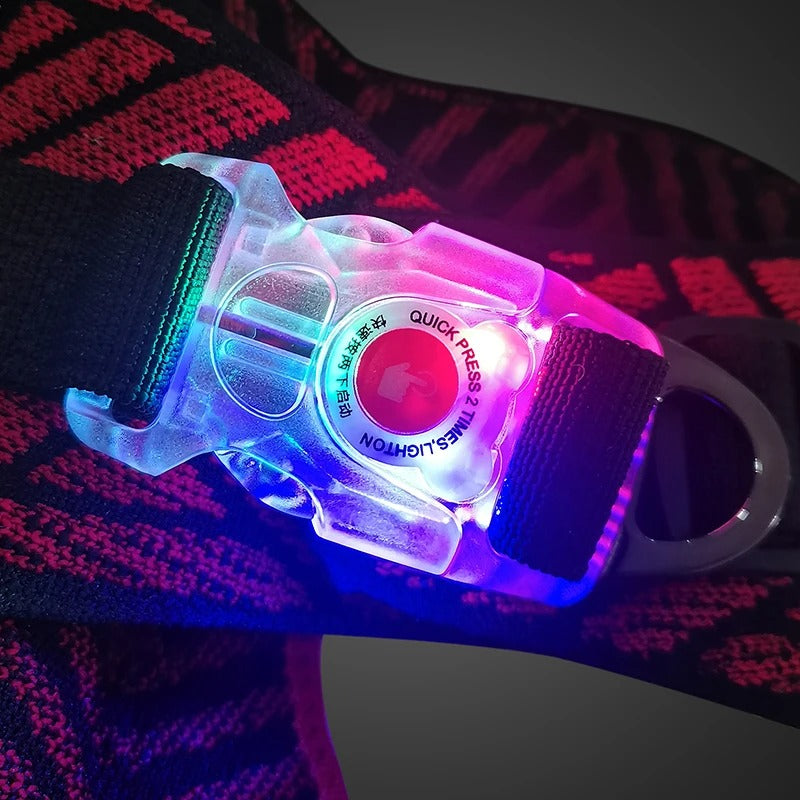 Glow Guard - Adjustable LED Reflective & Breathable Dog Harness