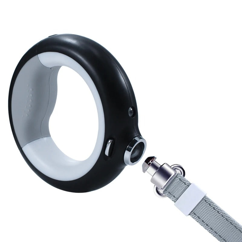 Bright Walk - LED Automatic Retractable Dog Leash | Built in Poop Bags