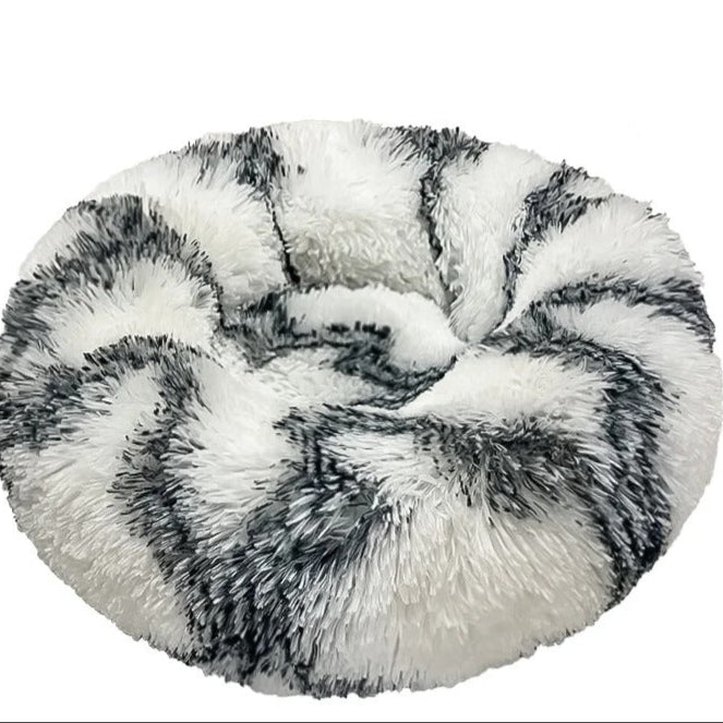 Fluffy Haven - Plush Cat & Dog Bed for Comfy Sleep