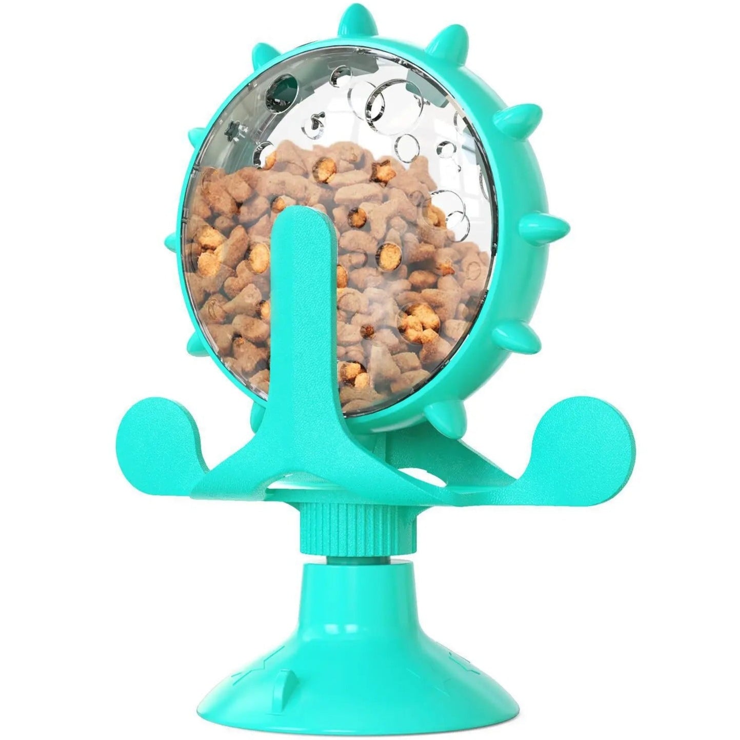 Treat Wheel - Interactive Feeding Wheel Cat Toy | Slow Feeder Toy